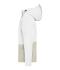 Unisex Workwear Hardshell Rainjacket White/cement 12028