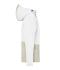 Unisex Workwear Hardshell Rainjacket White/cement 12028