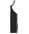 Unisex Apron with Bib Black 11169