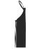 Unisex Apron with Bib Black 11169