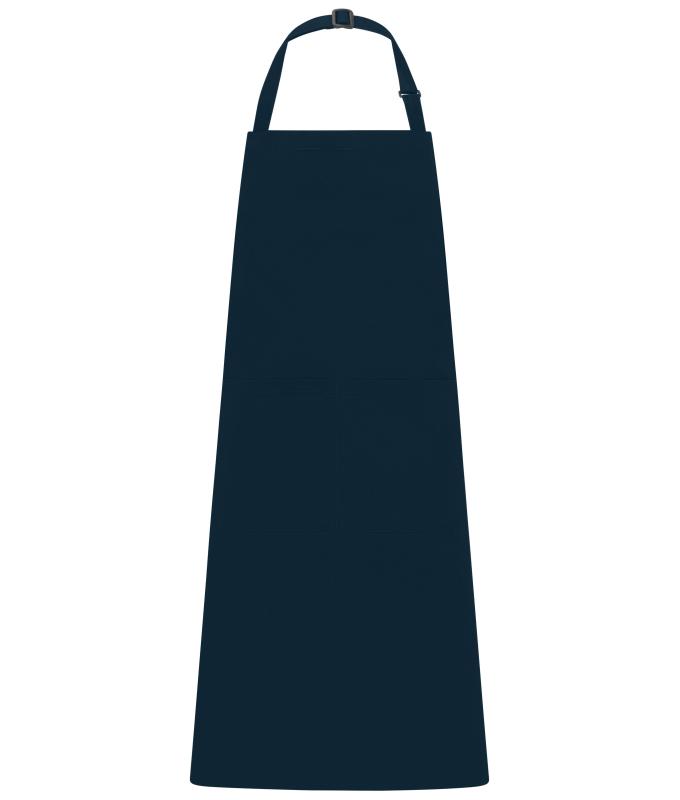 Unisex Apron with Bib Navy 11169