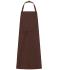 Unisex Apron with Bib Brown 11169