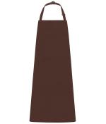Unisex Apron with Bib Brown 11169