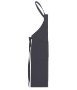 Unisex Apron with Bib Carbon 11169