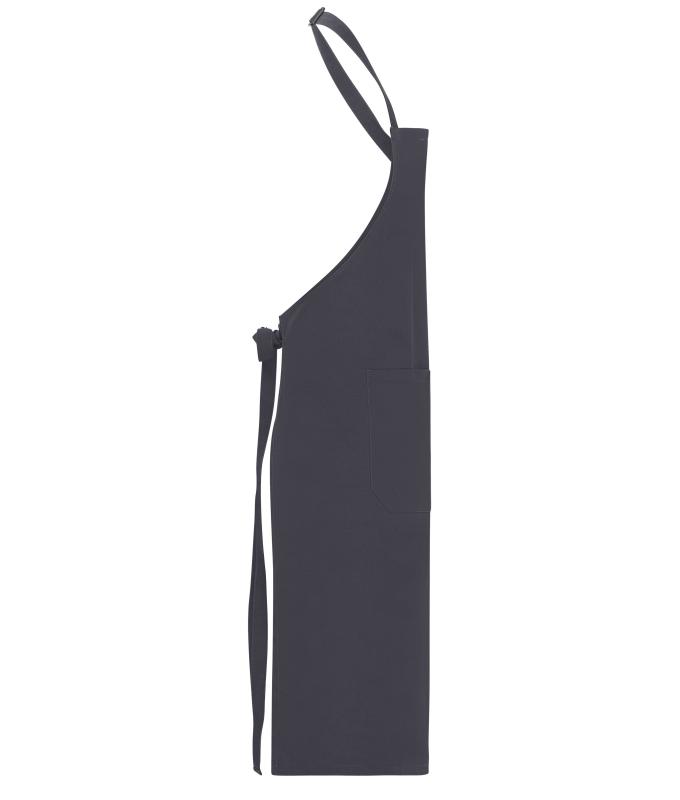 Unisex Apron with Bib Carbon 11169