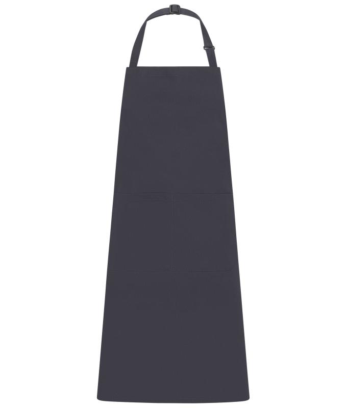 Unisex Apron with Bib Carbon 11169
