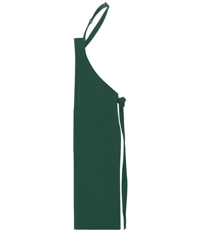 Unisex Apron with Bib Dark-green 11169