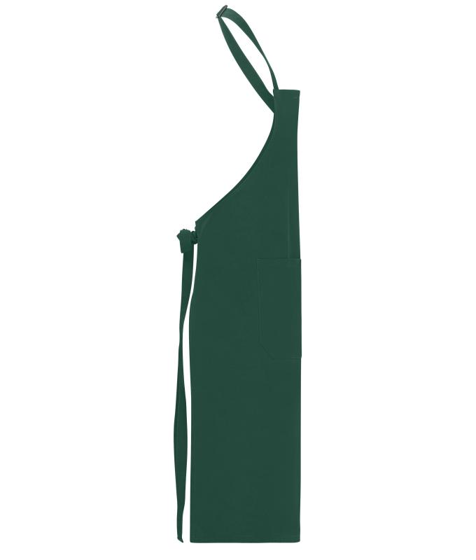 Unisex Apron with Bib Dark-green 11169