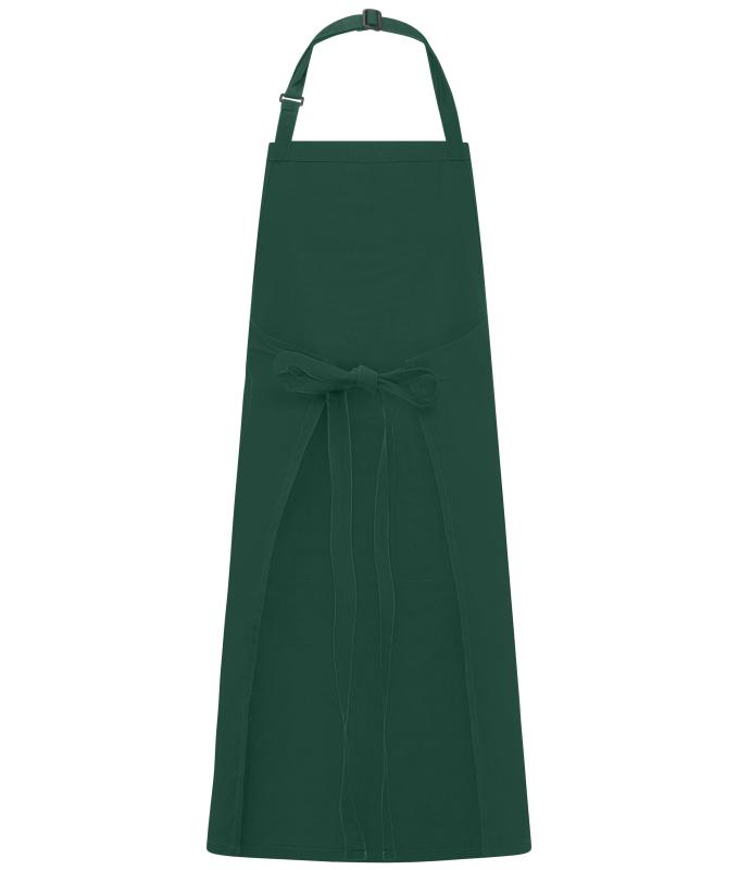 Unisex Apron with Bib Dark-green 11169