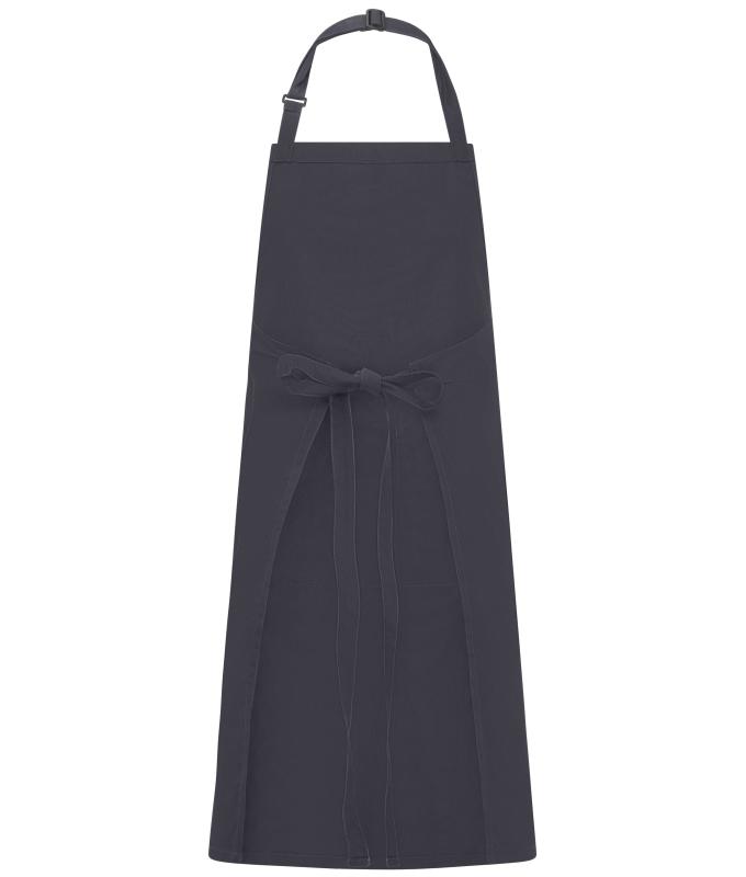 Unisex Apron with Bib Carbon 11169