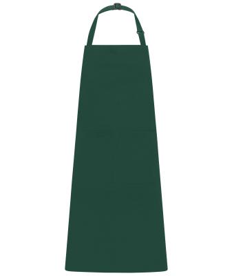 Unisex Apron with Bib Dark-green 11169