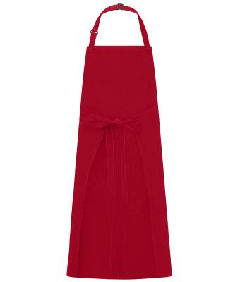 Unisex Apron with Bib Red 11169