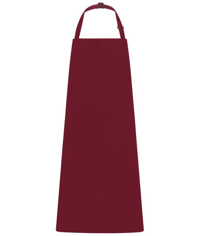 Unisex Apron with Bib Wine 11169