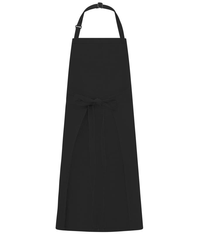 Unisex Apron with Bib Black 11169
