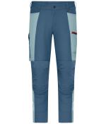 Unisex Workwear Pants (All-Season) 4-Way Stretch Deep-blue/steel-blue 12029