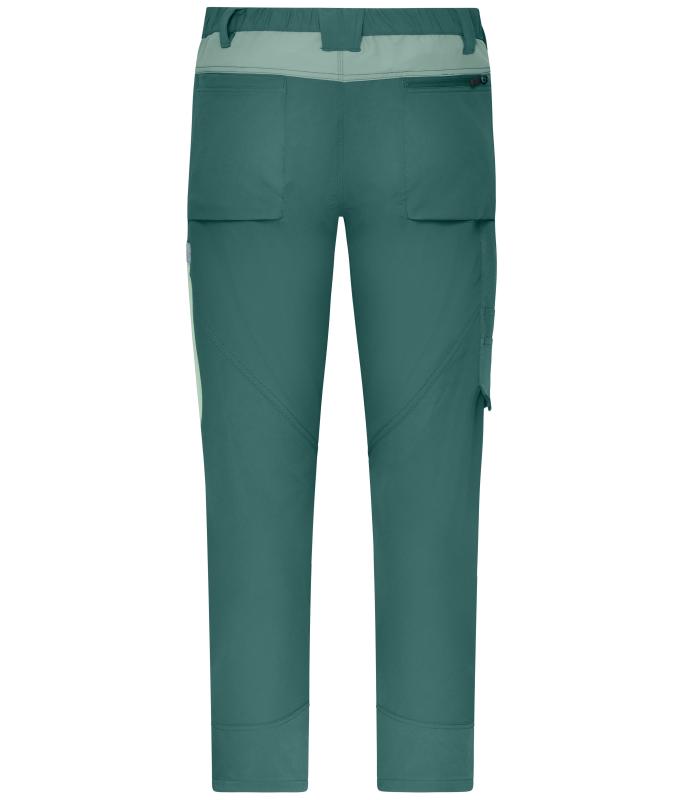 Unisex Workwear Pants (All-Season) 4-Way Stretch Industrial-green/foggy-green 12029