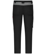 Unisex Workwear Pants (All-Season) 4-Way Stretch Black/metal-grey 12029
