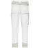 Unisex Workwear Pants (All-Season) 4-Way Stretch White/cement 12029