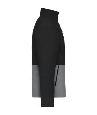 Unisex Workwear Softshell Jacket Black/metal-grey 12034
