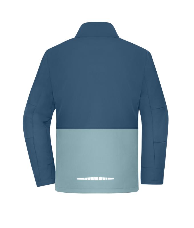 Unisex Workwear Softshell Jacket Deep-blue/steel-blue 12034