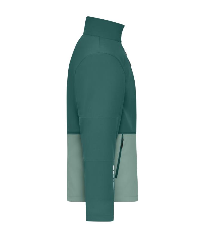 Unisex Workwear Softshell Jacket Industrial-green/foggy-green 12034