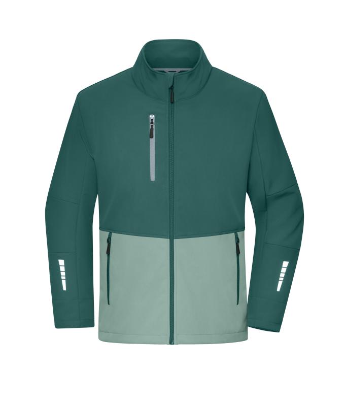 Unisex Workwear Softshell Jacket Industrial-green/foggy-green 12034