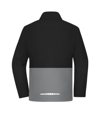 Unisex Workwear Softshell Jacket Black/metal-grey 12034