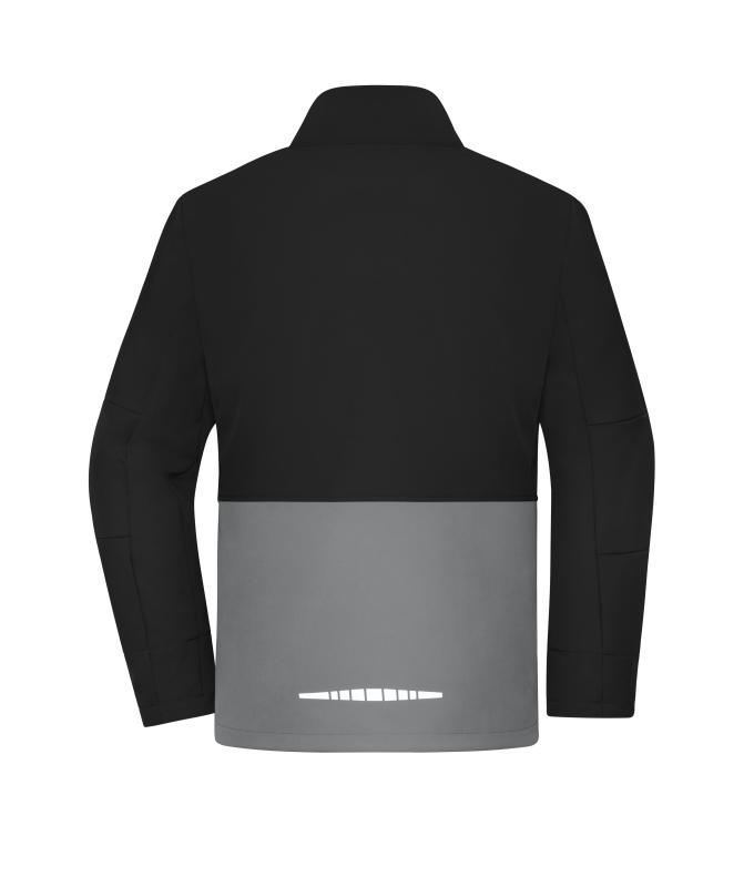 Unisex Workwear Softshell Jacket Black/metal-grey 12034