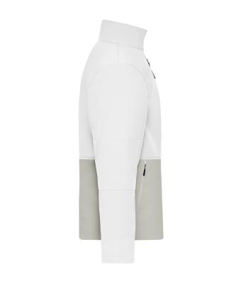 Unisex Workwear Softshell Jacket White/cement 12034