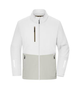 Unisex Workwear Softshell Jacket White/cement 12034