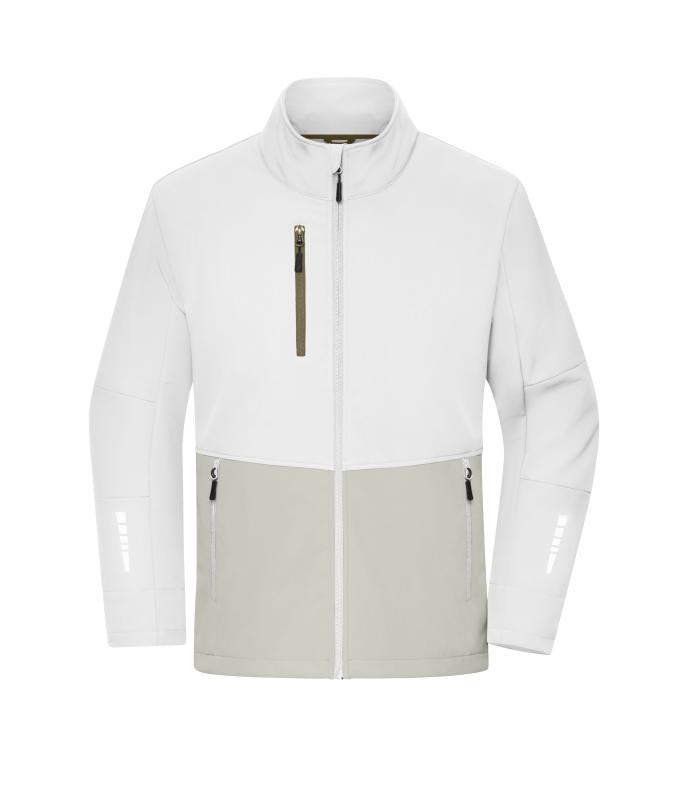 Unisex Workwear Softshell Jacket White/cement 12034