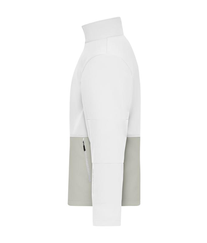 Unisex Workwear Softshell Jacket White/cement 12034