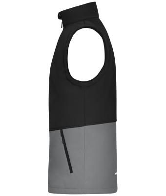 Unisex Workwear Softshell Vest Black/metal-grey 12035