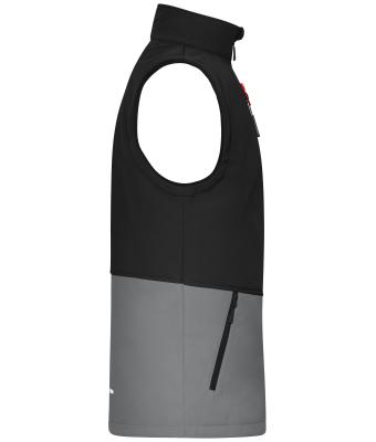 Unisex Workwear Softshell Vest Black/metal-grey 12035