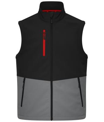 Unisex Workwear Softshell Vest Black/metal-grey 12035