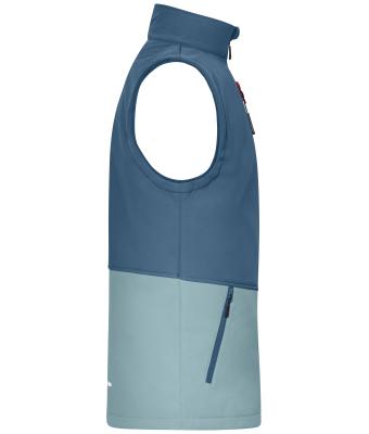 Unisex Workwear Softshell Vest Deep-blue/steel-blue 12035