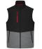 Unisex Workwear Softshell Vest Black/metal-grey 12035