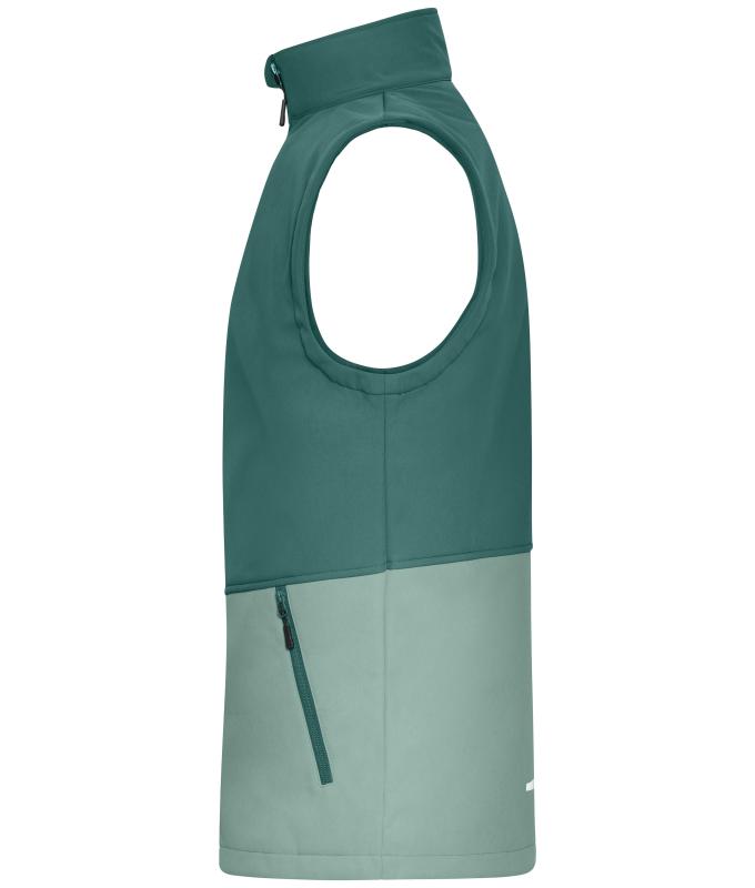 Unisex Workwear Softshell Vest Industrial-green/foggy-green 12035