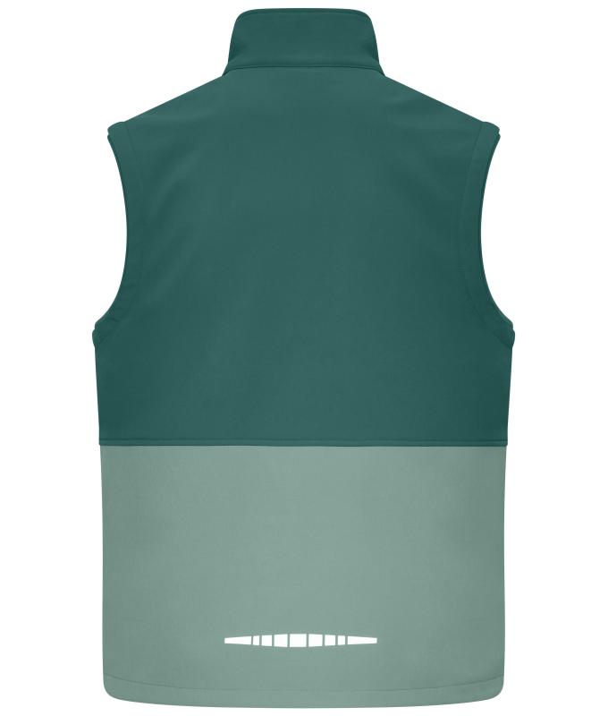 Unisex Workwear Softshell Vest Industrial-green/foggy-green 12035