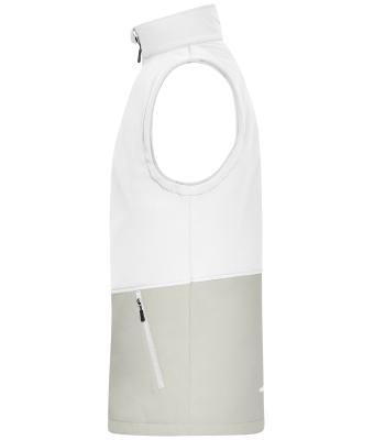 Unisex Workwear Softshell Vest White/cement 12035