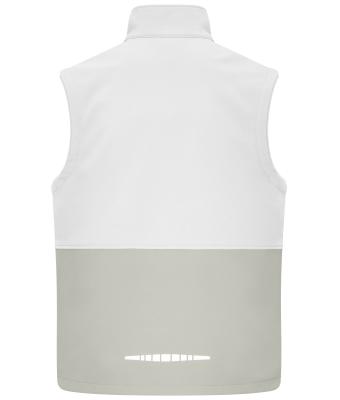 Unisex Workwear Softshell Vest White/cement 12035