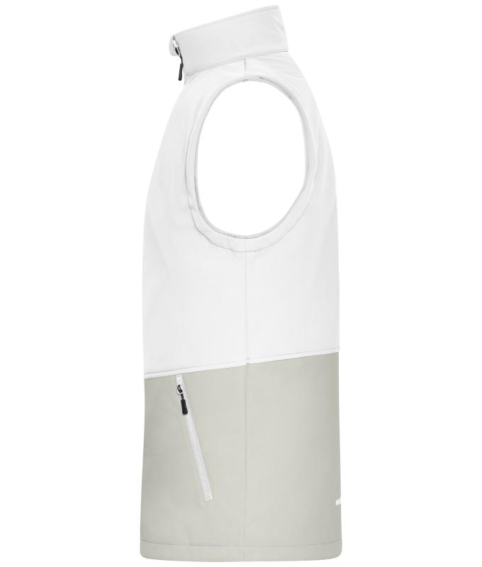 Unisex Workwear Softshell Vest White/cement 12035
