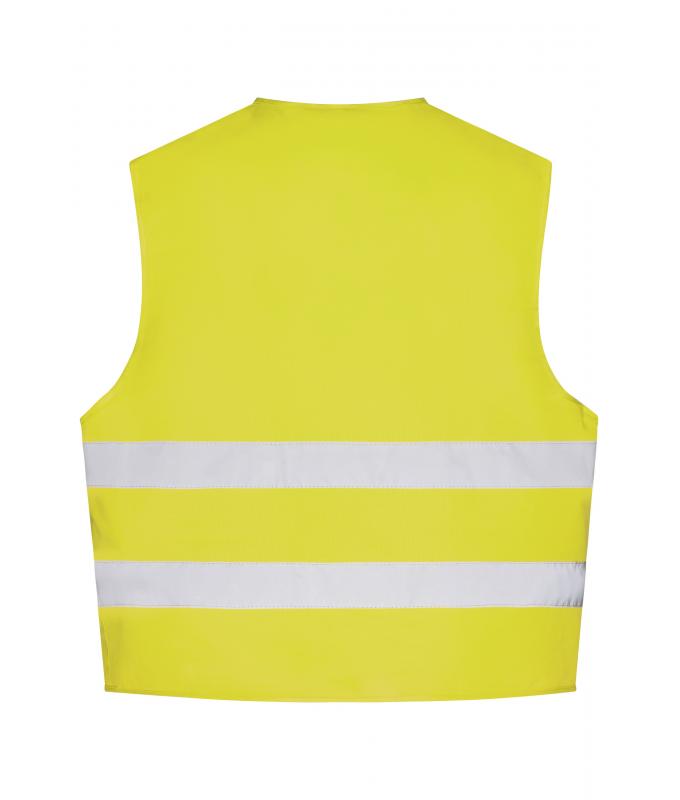 Unisex Safety Vest Fluorescent-yellow 7347