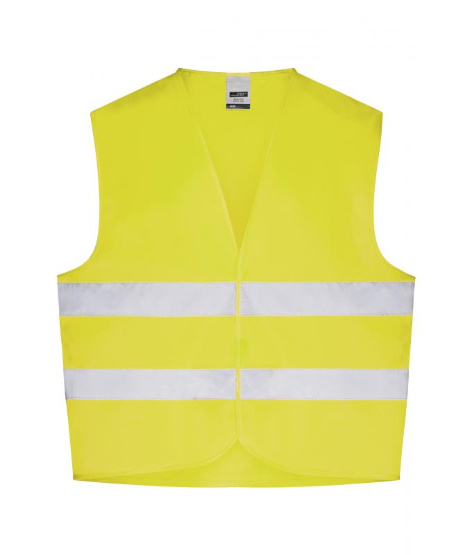 Unisex Safety Vest Fluorescent-yellow 7347