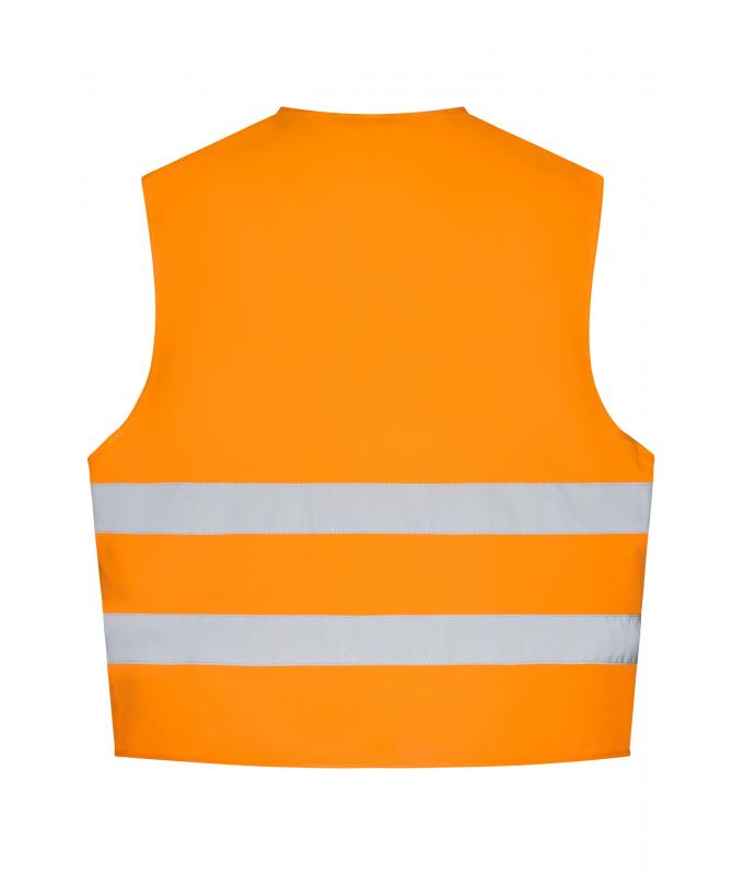 Unisex Safety Vest Fluorescent-orange 7347
