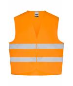 Unisex Safety Vest Fluorescent-orange 7347