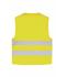 Kinder Safety Vest Junior Fluorescent-yellow 7348