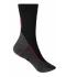 Unisex Worker Socks Warm Black/red 8668