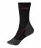 Unisex Worker Socks Warm Black/red 8668