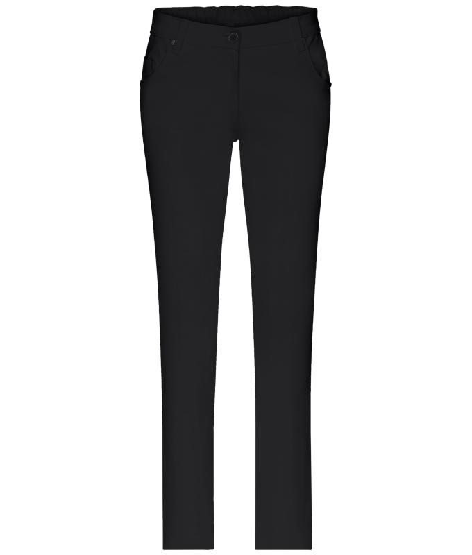 Damen Ladies' 5-Pocket-Stretch-Pants Black 10536